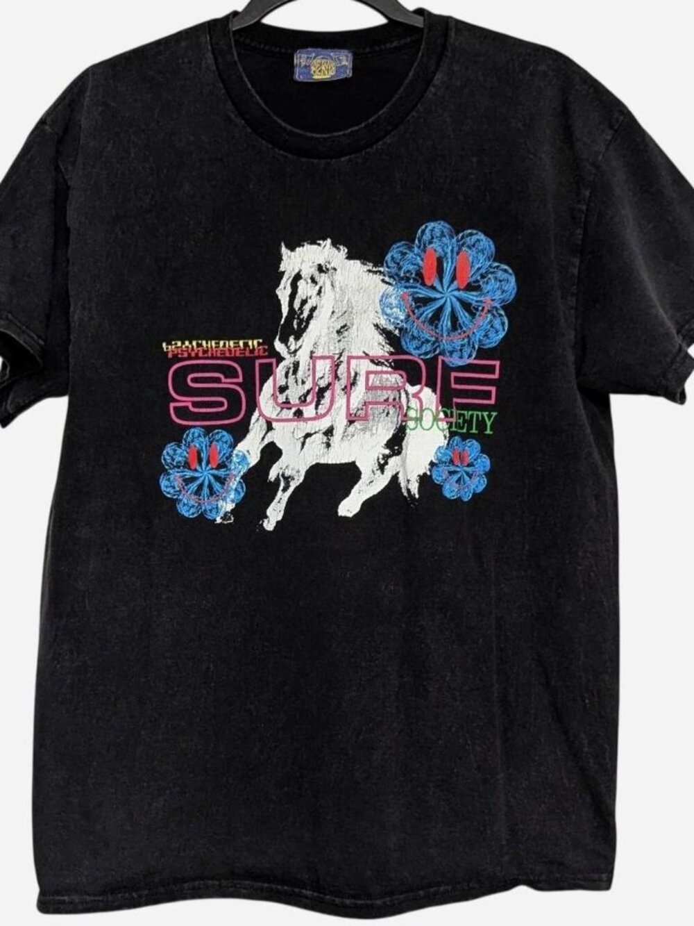 Coney Island Picnic "Psychedelic Surf Society" Horse Graphic Tee